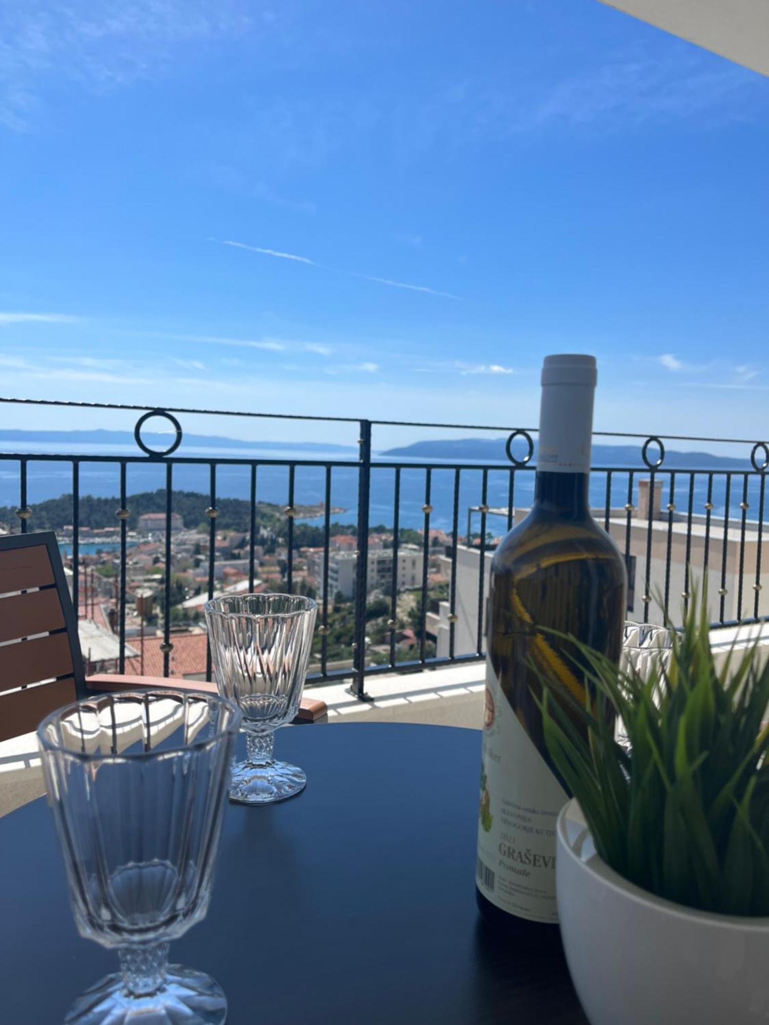 Apartment Luxus App Rubin Mit Traumblick Pool Balkon