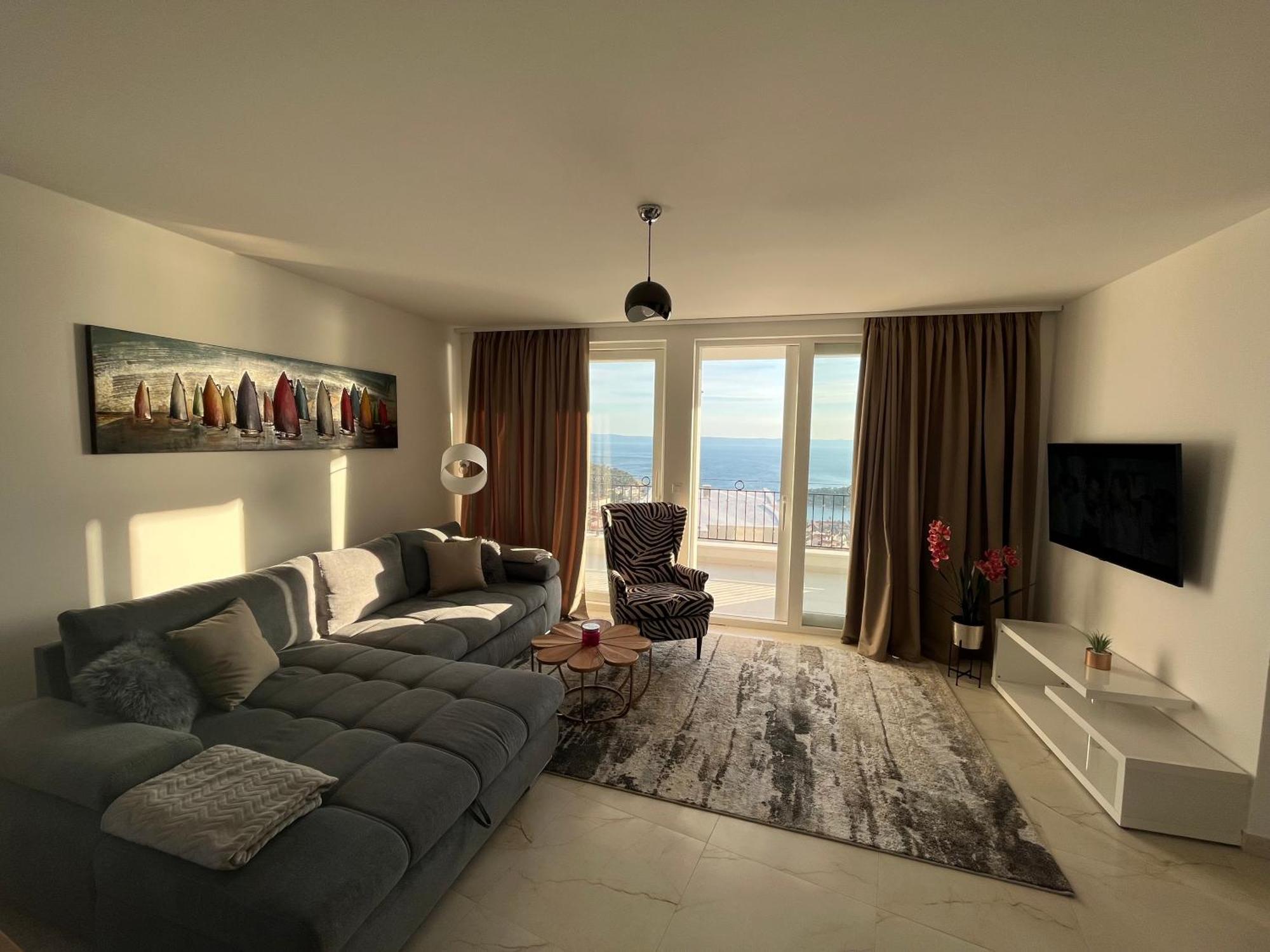 Luxus App Rubin Mit Traumblick Pool Balkon Apartment Makarska